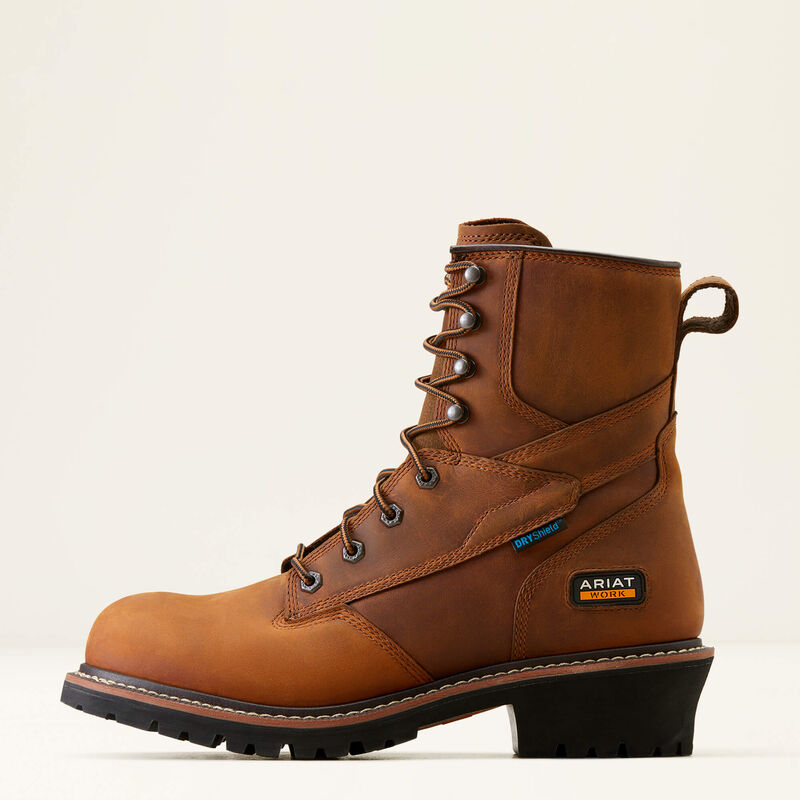 10050841 Men's Logger Shock Shield Waterproof Work Boot