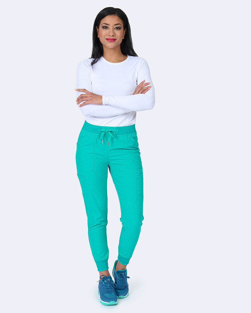 3070 JQSP Ava Theresa Sheba Jogger Pant Spearmint Jacquard (Available in Multiple Colors)