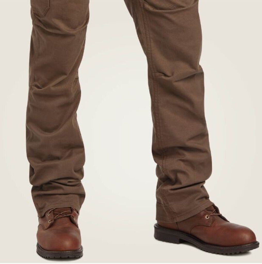 ARIAT 10041064 MEN'S REBAR M5 DURASTRETCH WASHED TWILL DUNGAREE STRAIGHT LEG PANT WREN