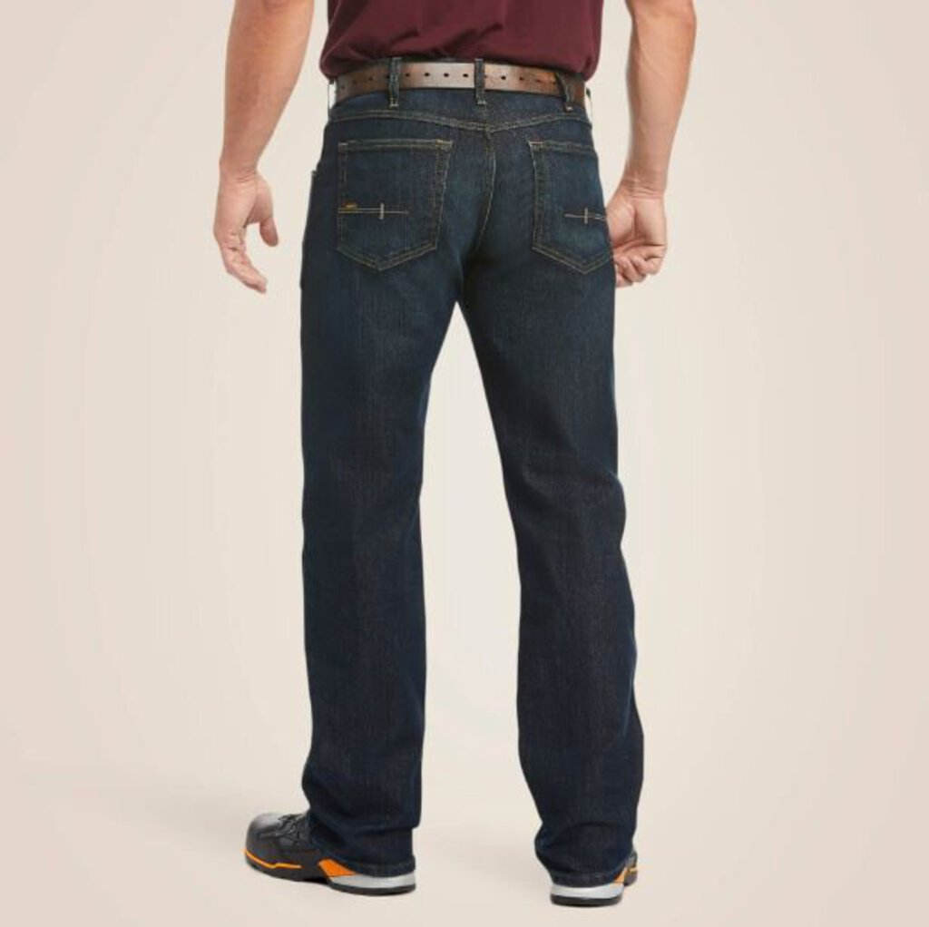 ARIAT10016223 MEN'S REBAR M5 DURASTRETCH STACKABLE STRAIGHT LEG JEAN