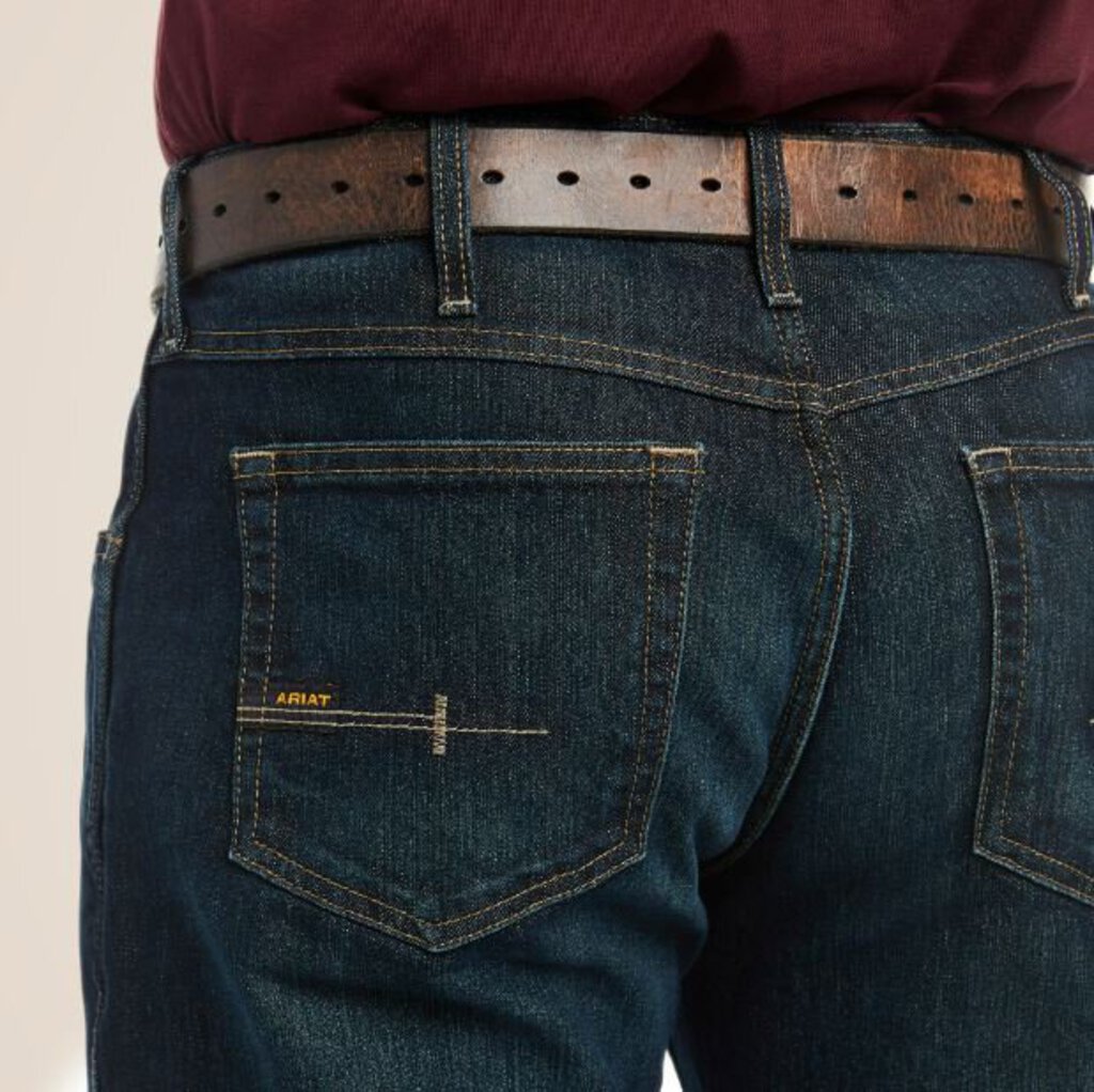 ARIAT10016223 MEN'S REBAR M5 DURASTRETCH STACKABLE STRAIGHT LEG JEAN