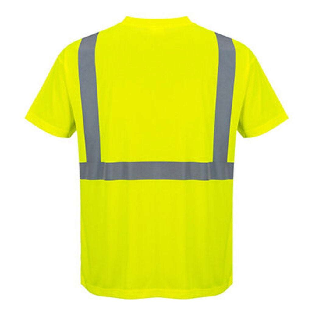 S190YER Hi-Vis Pocket T-Shirt