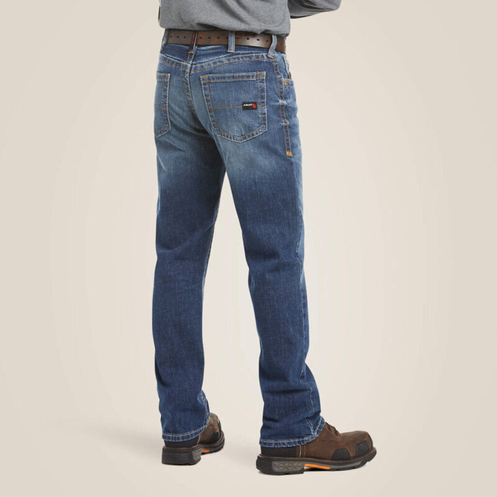 ARIAT 10020812 MENS FR M4 RELAX BASIC BOOT CUT JEAN- ALLOY
