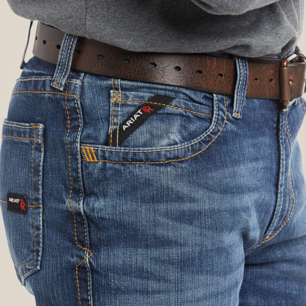 ARIAT 10020812 MENS FR M4 RELAX BASIC BOOT CUT JEAN- ALLOY