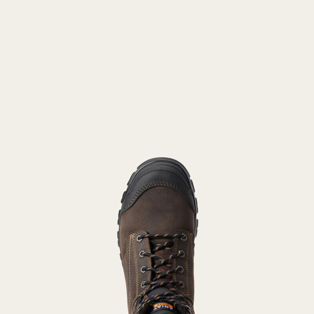 Ariat Dark Brown MNS Treadfast 6" H20 Steel Toe 10034673