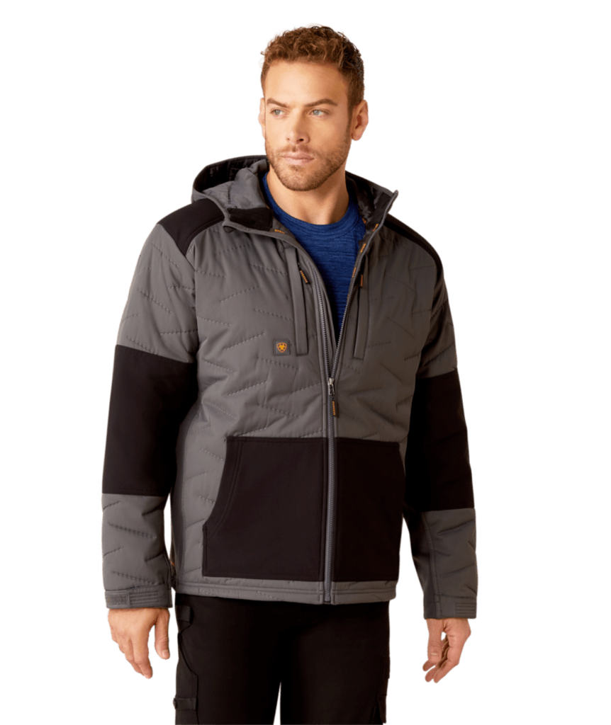 10052121 MENS REBAR WINTER CLOUD 9 INSULATED JACKET GRAY