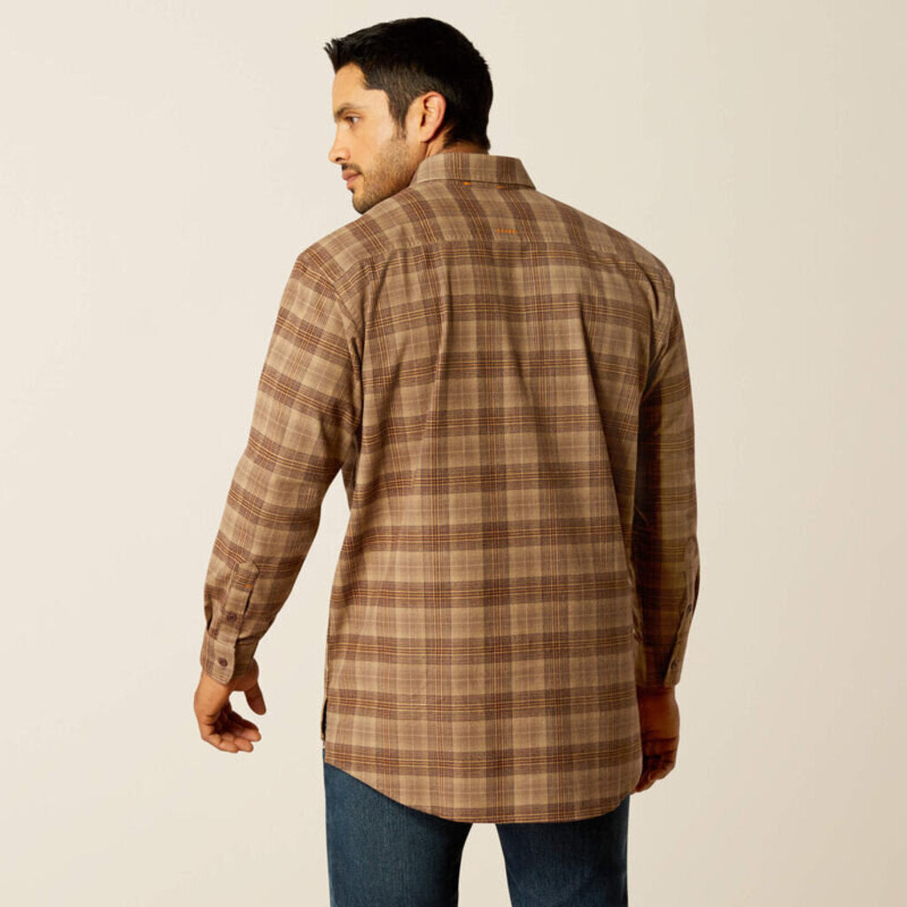 10052850 MENS REBAR FLANNEL DRSTR LS WK SH CHC CHP