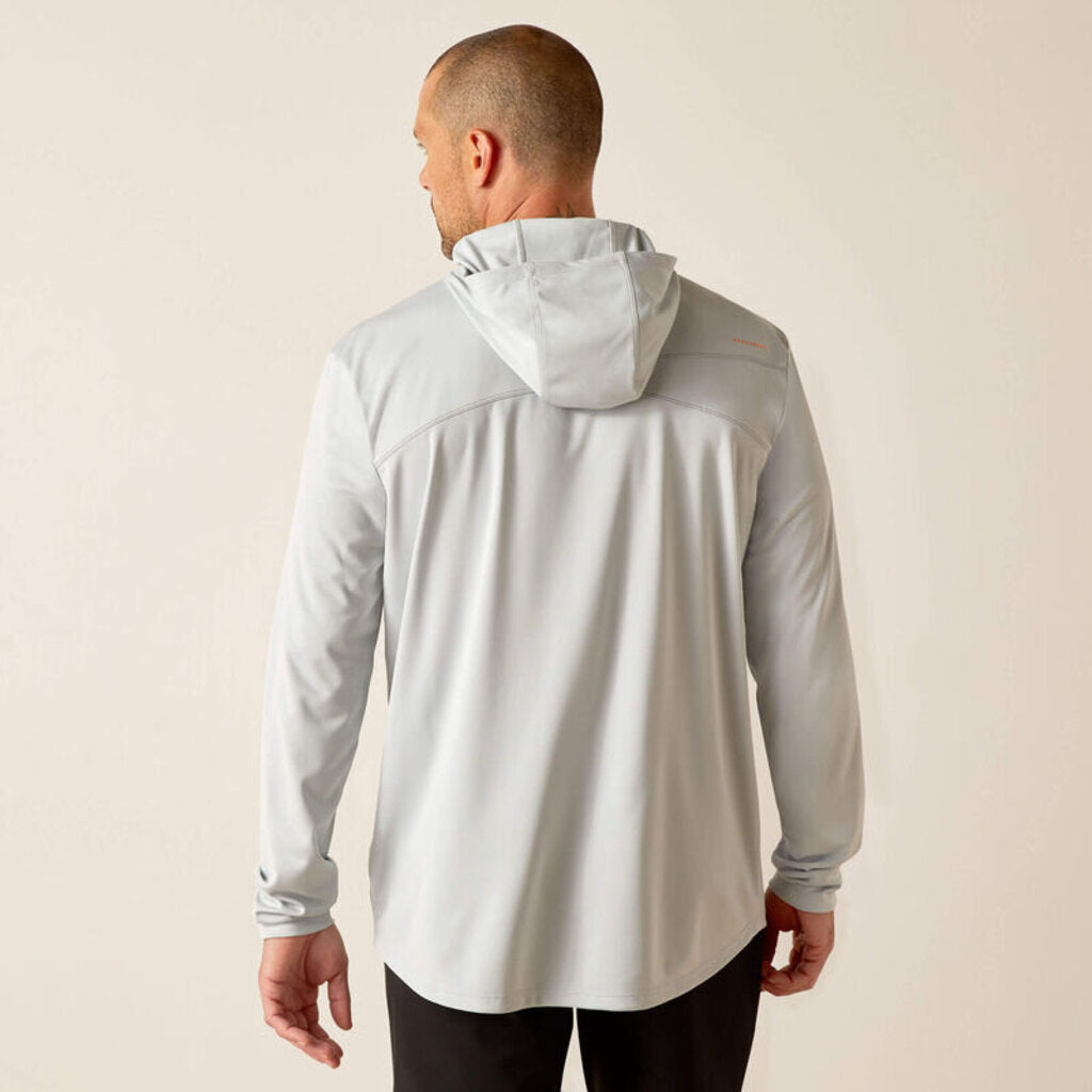 10048979 MENS REBAR SUNBLOCKER LONGSLEEVE TSHIRT PEARL GREY