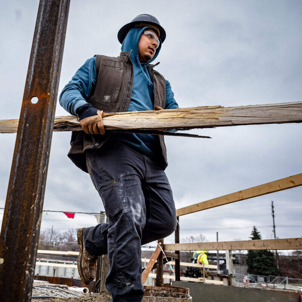 10027866 MENS REBAR WASHED DURACANVAS INSULATED VEST WREN