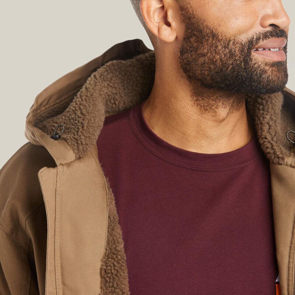 10032964 MENS REBAR DURACANVAS JACKET FIELD KHAKI