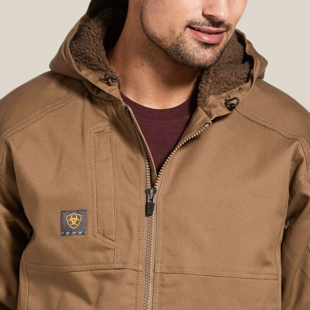 10032964 MENS REBAR DURACANVAS JACKET FIELD KHAKI
