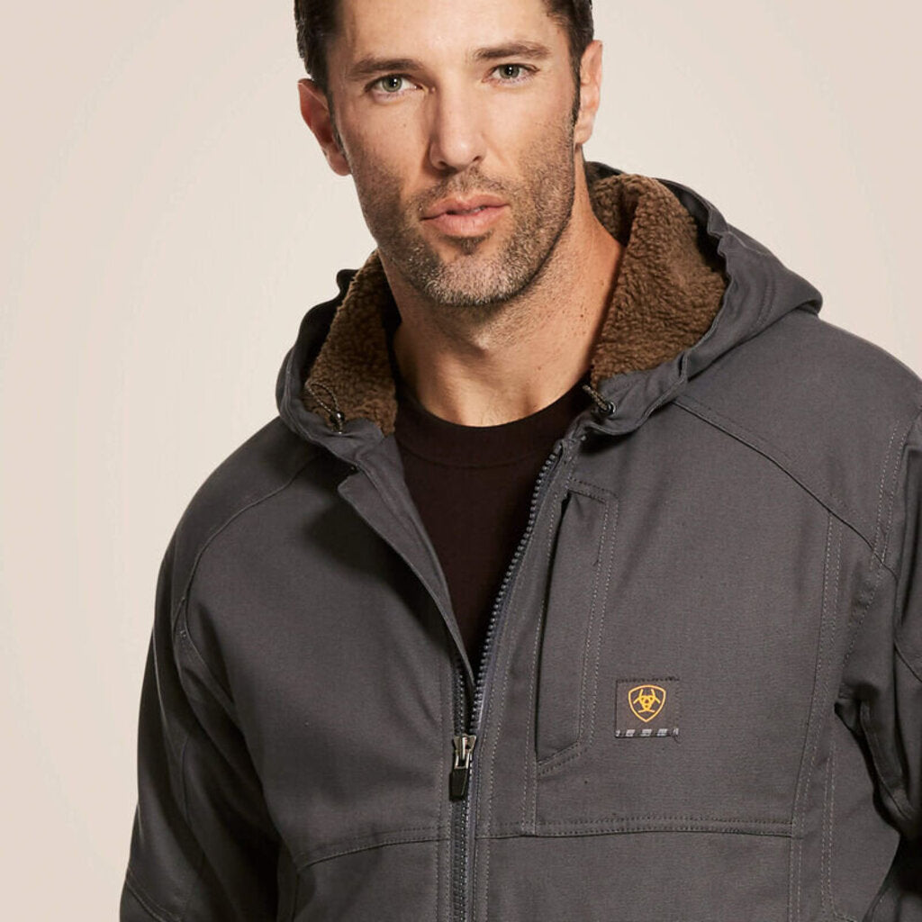10023919 MENS REBAR DURACANVAS JACKET GRAY