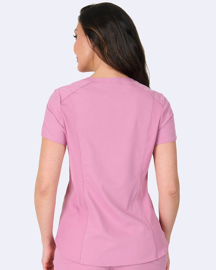 1148 Zavate Zoe Alexandra Soho Side Knit Top Dusty Rose