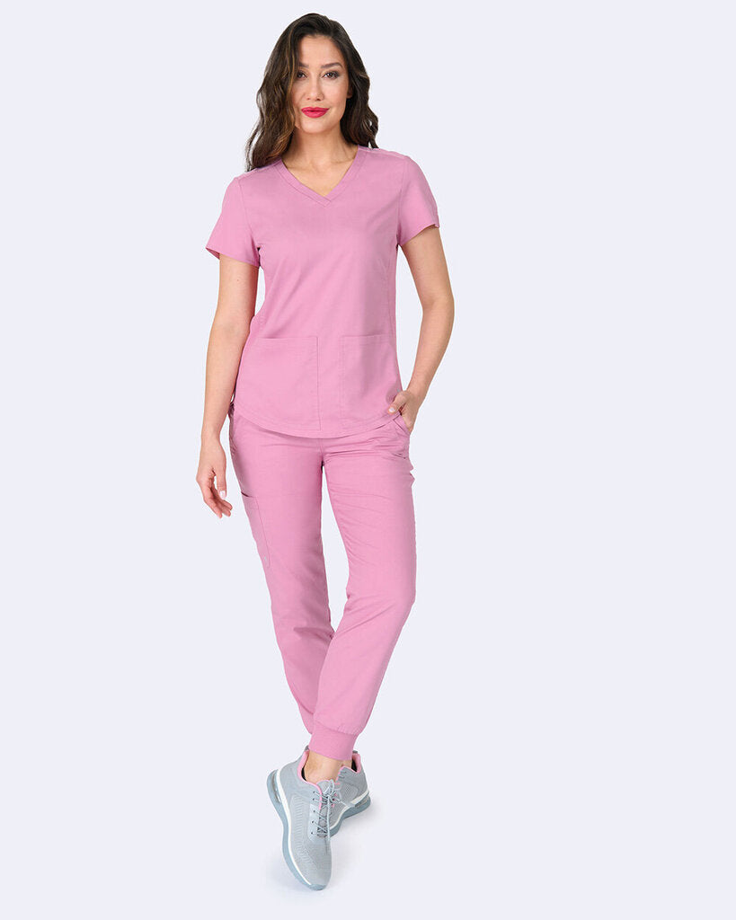 1148 Zavate Zoe Alexandra Soho Side Knit Top Dusty Rose