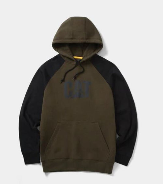 1050024 COLORBLOCK RAGLAN HOODED SWEATSHIRT