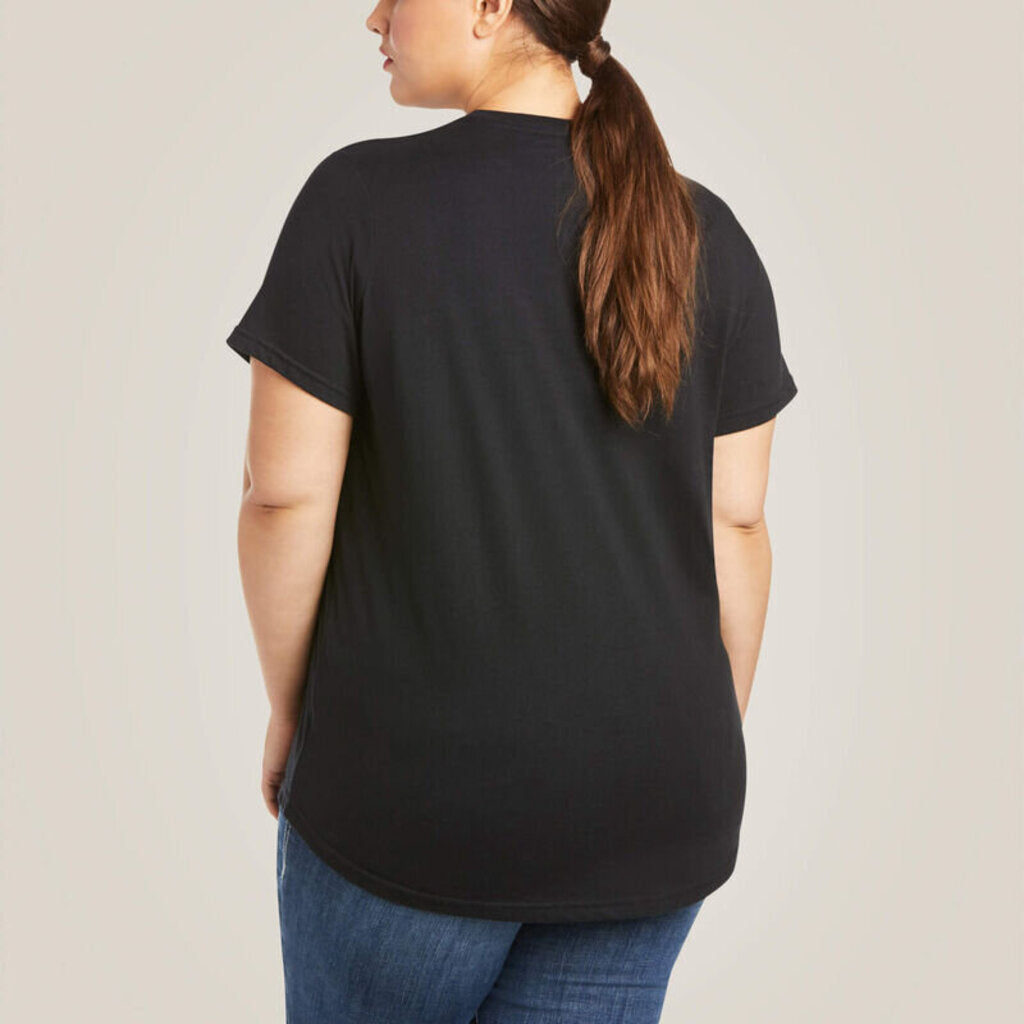 10035284 WMS RBR CTN STRONG LGO SS TSHRT NVY