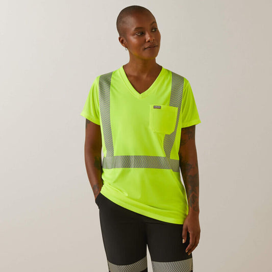 10043642 WMS REBAR HI-VIS ANSI SS T-SHRT HVS YLW