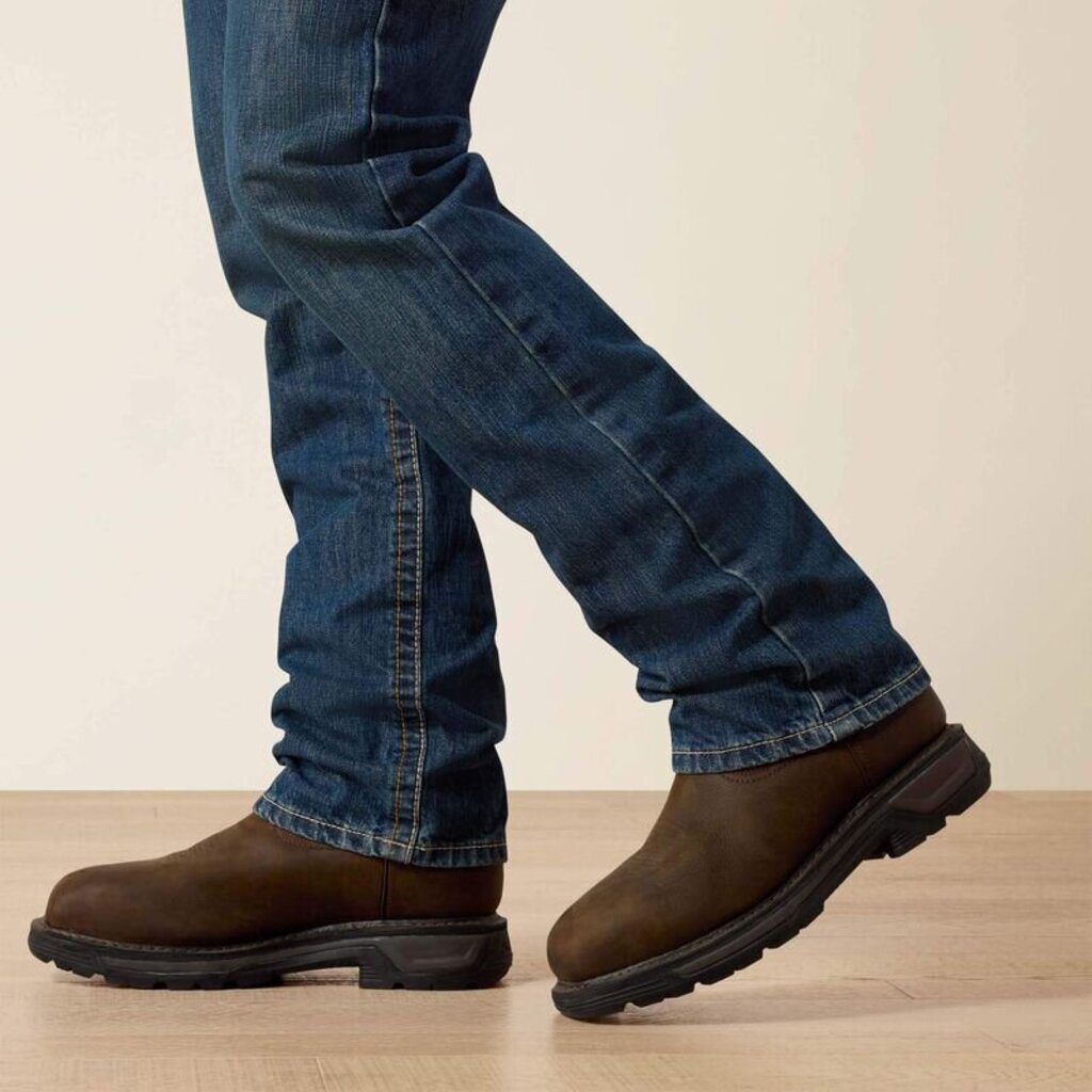 ARIAT 10015160 MENS FR M5 STRAIGHT BASIC STACKABLE STRAIGHT LEG JEAN CLAY