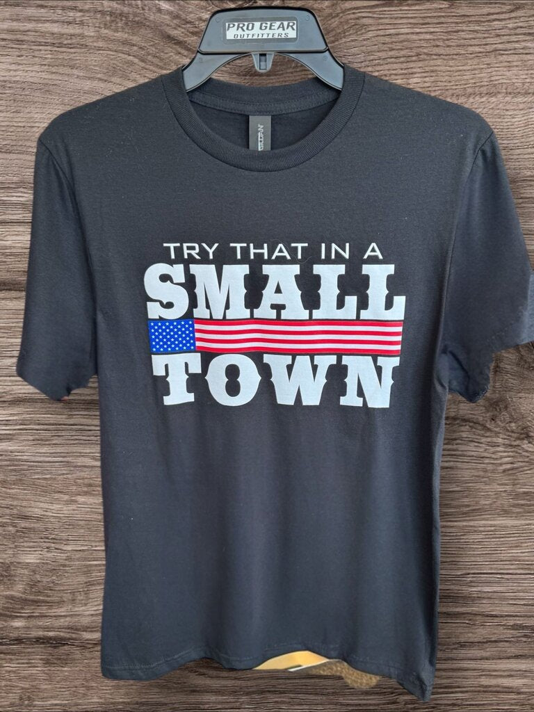 SMALL TOWN FLAG TEE