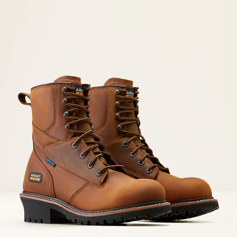 10050841 Men's Logger Shock Shield Waterproof Work Boot