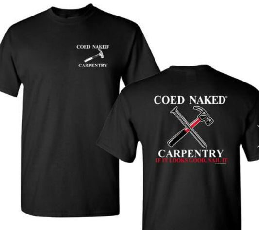 Coed Naked T-Shirt Carpentry Black