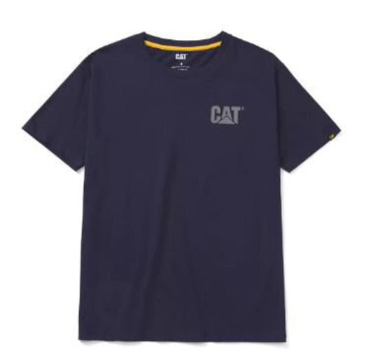 CAT ECLIPSE/CHAR W05324 TRADEMARK TEE ECLIPSE CHARCOAL