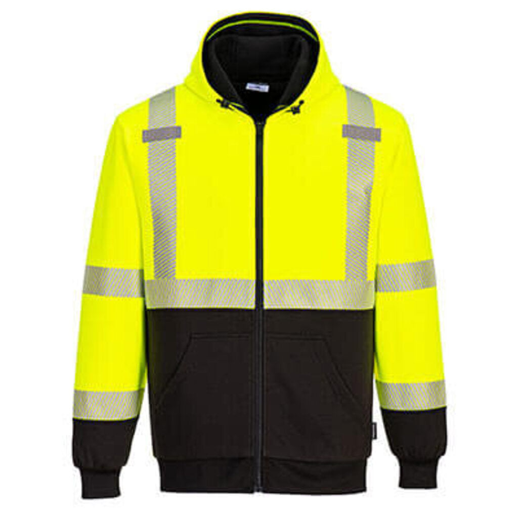 UB325 Hi-Vis Thermal Zipped Hoodie