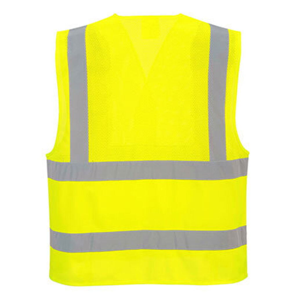 UC494YER Hi-Vis Mesh Vest