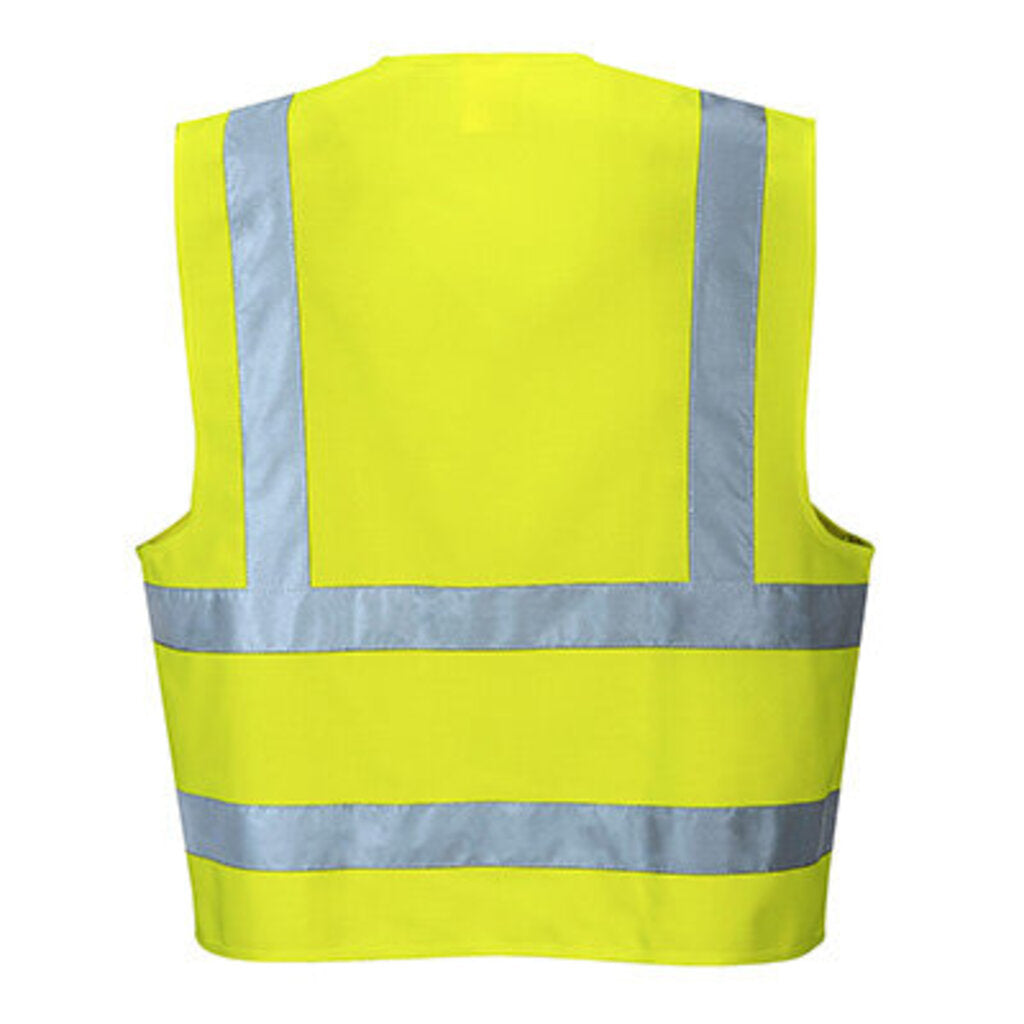 C470YER Hi-Vis Brand and Brace Vest