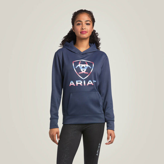 10039793 WOMENS ARIAT TEK HOODIE BLUE NIGHTS