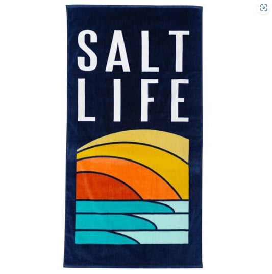 Salt Life Navy SLBG060 Sunrays Towel