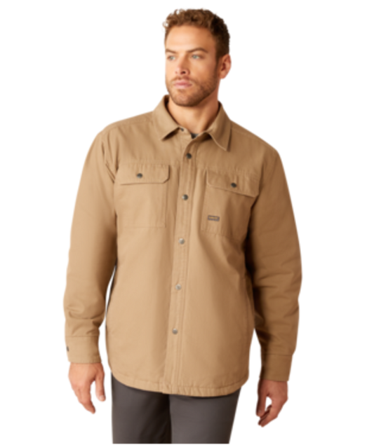 10052426 MNS REBAR CANVAS SHIRT JACKET - KHAKI