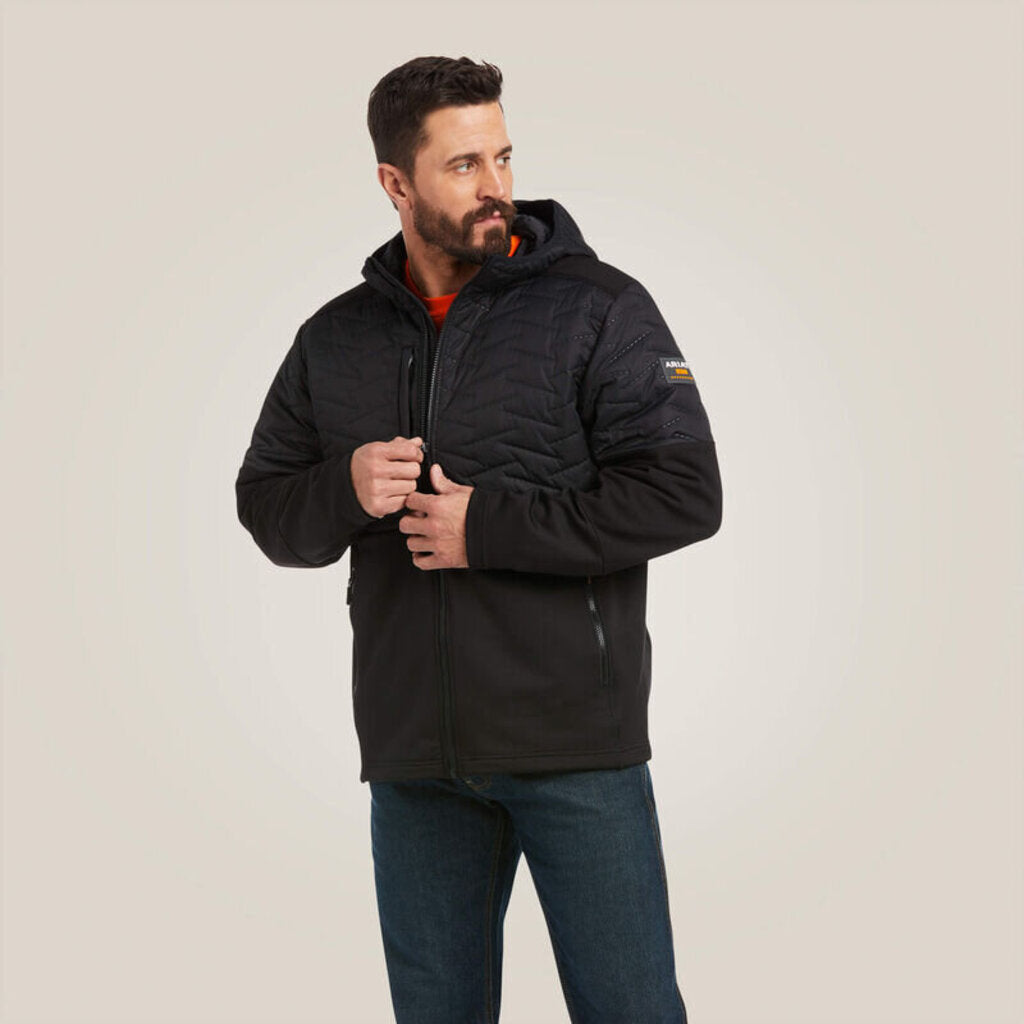 10037509 MENS REBAR CLOUD 9 INSULATED JACKET BLACK