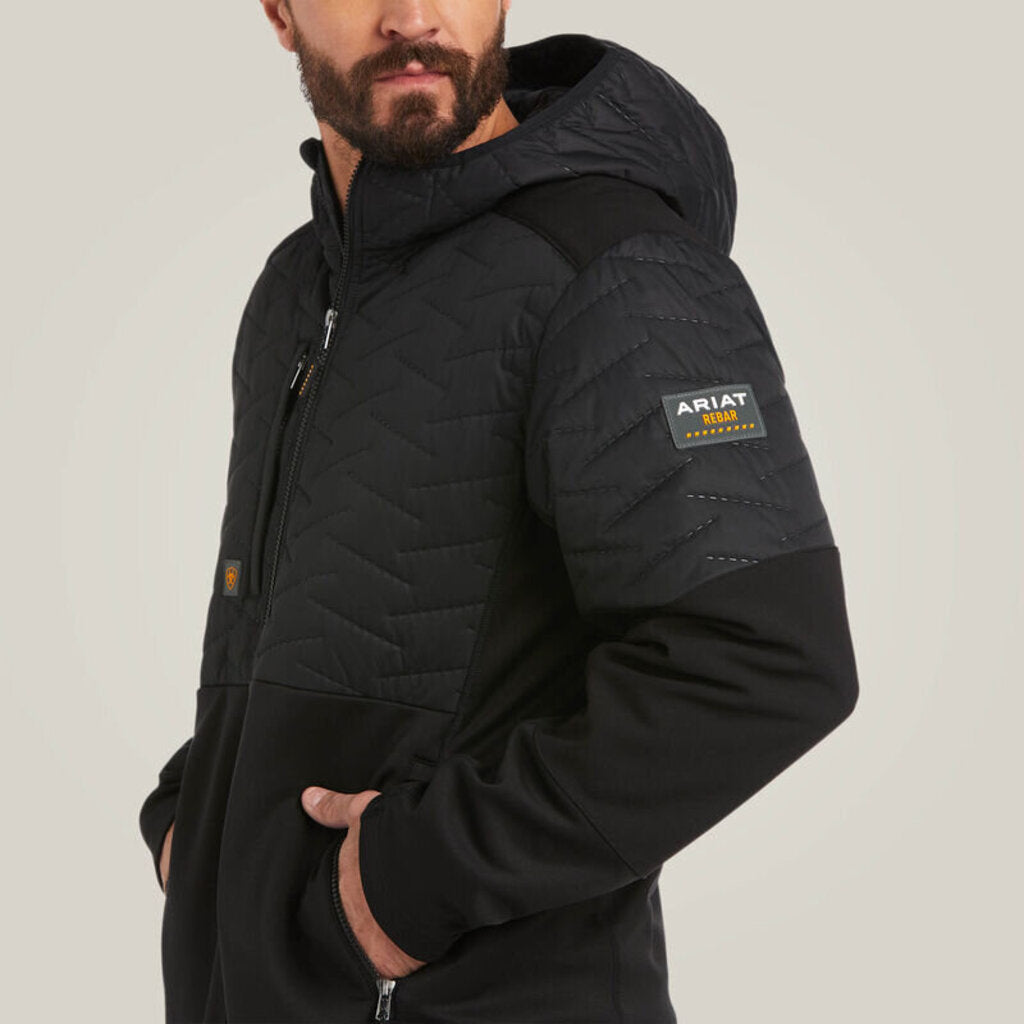 10037509 MENS REBAR CLOUD 9 INSULATED JACKET BLACK