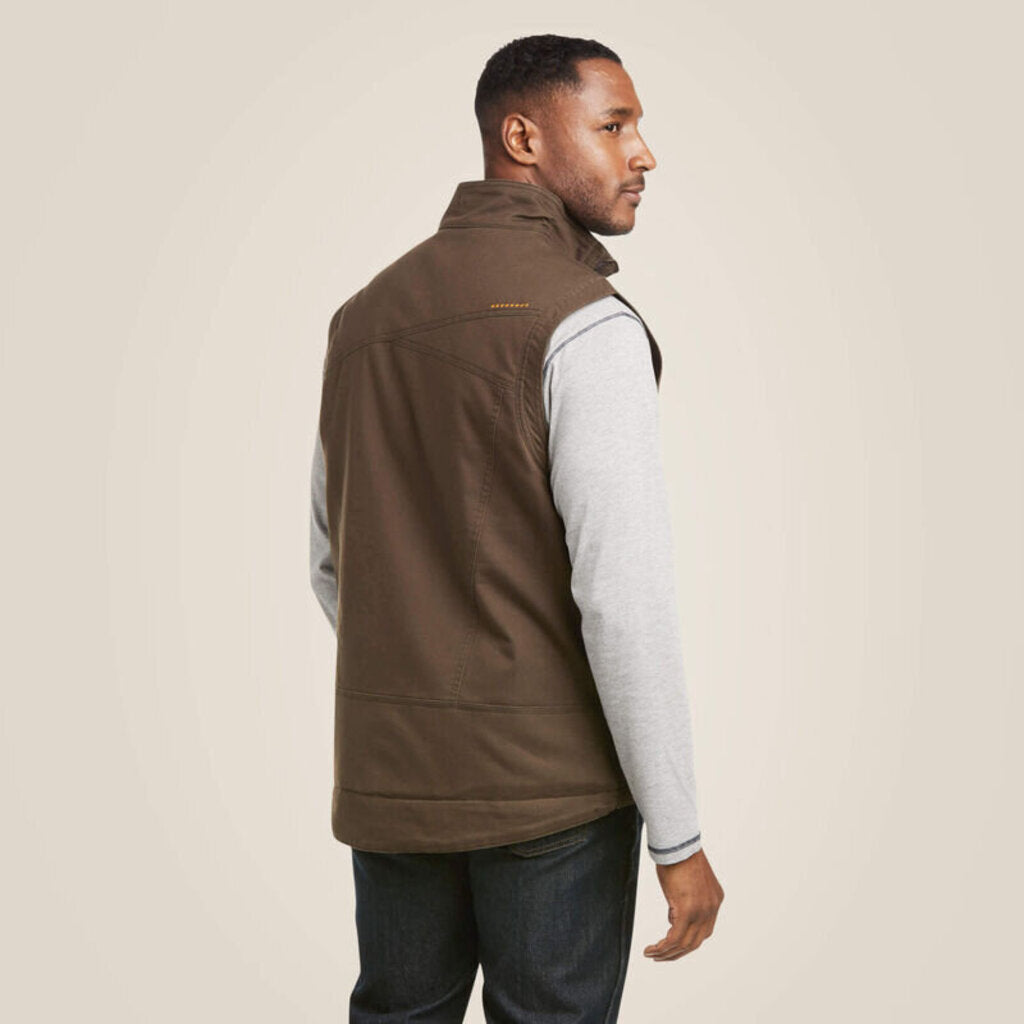 10027866 MENS REBAR WASHED DURACANVAS INSULATED VEST WREN