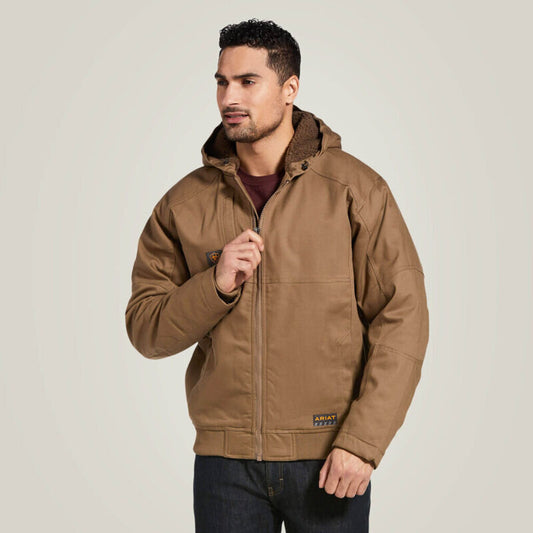 10032964 MENS REBAR DURACANVAS JACKET FIELD KHAKI