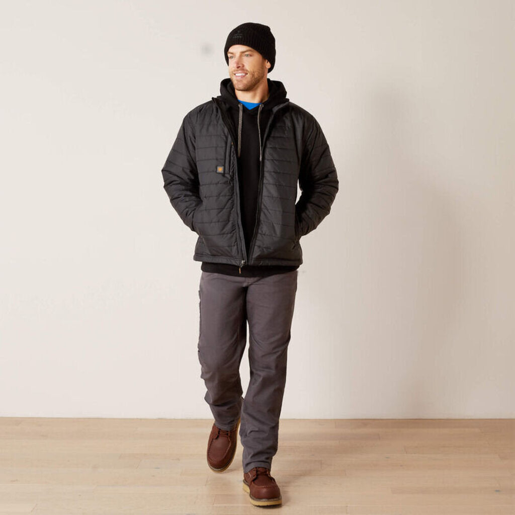 10052030 MENS REBAR CORDURA RIPSTOP LIGHTWEIGHT INSULATED JACKET BLACK