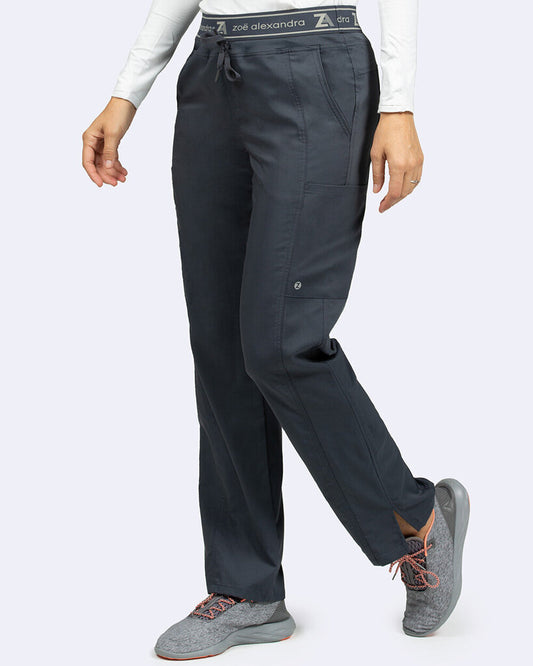 3027 Zavate Zoe Alexandra Greenwich Hi-Rise Pant Pewter