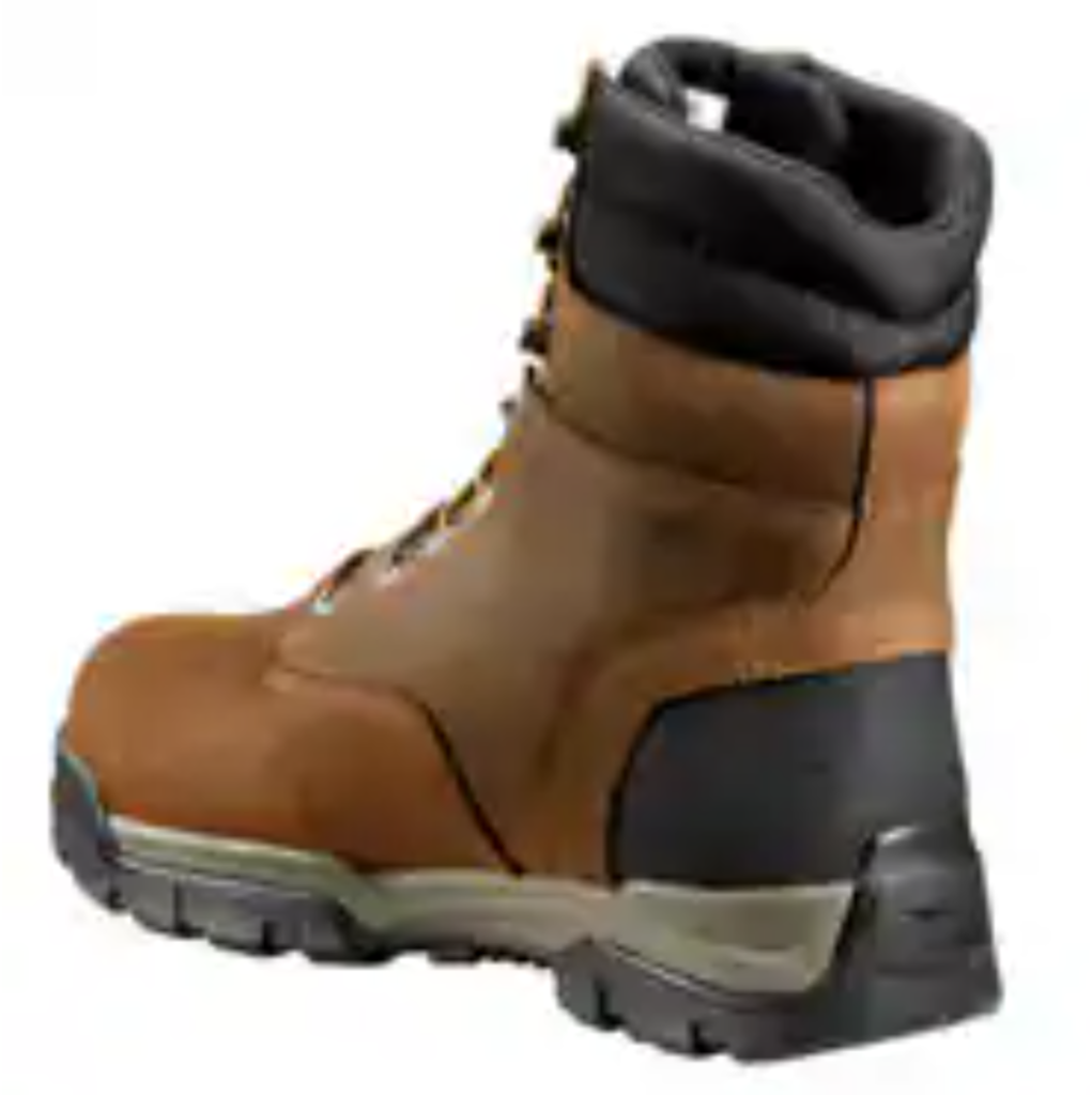 CME8347 8" GROUND FORCE WATERPROOF INSULATED COMP TOE WORK BOOT - BROWN OIL TAN