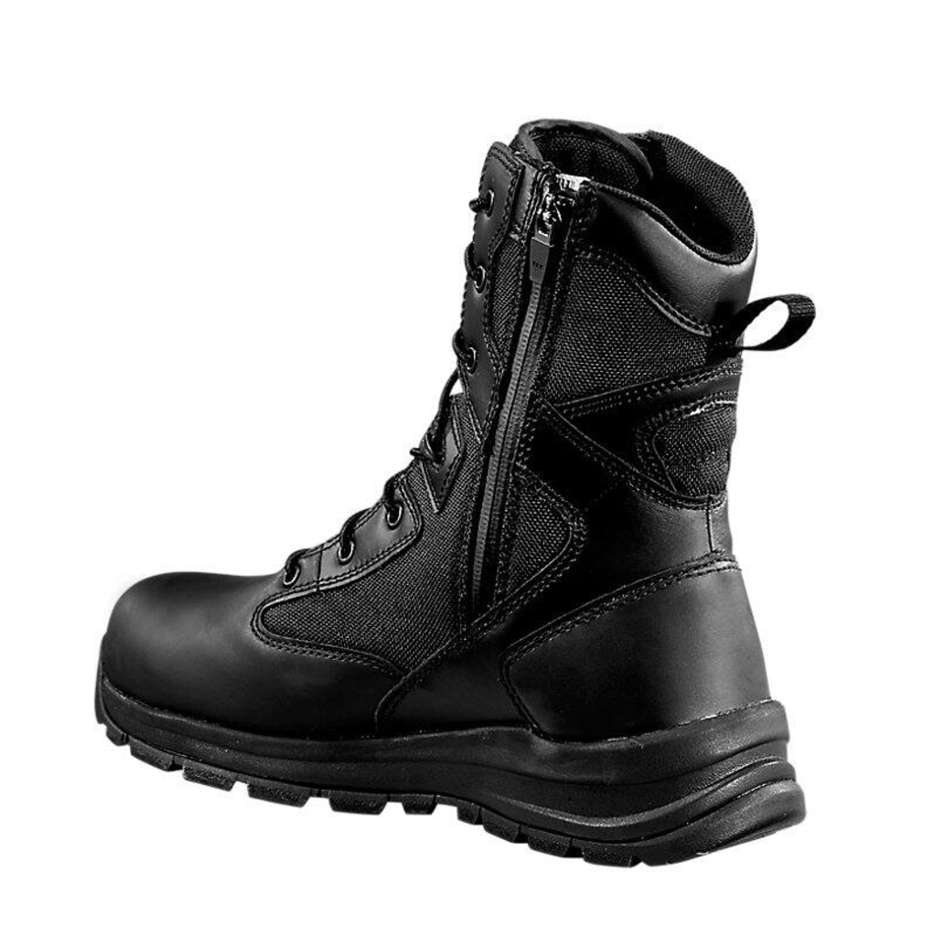 FH8021-M CARHARTT 8" GILMORE WATERPROOF SIDE ZIP BOOT - BLACK