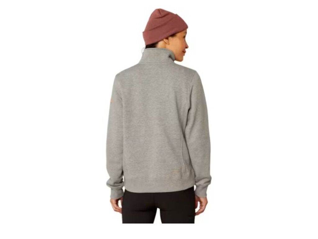 10052083 WOMENS REBAR FUNNEL NECK SWEATSHIRT - HEATHER GREY