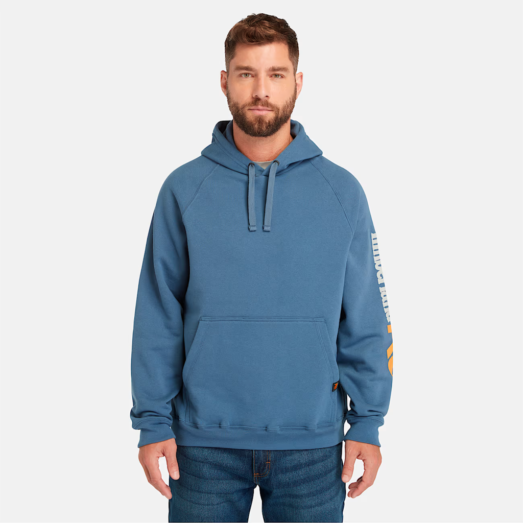 TB1A1HVY4321 MENS TIMBERLAND HUNCHO SPORT HOODIE - VINTAGE INDIGO