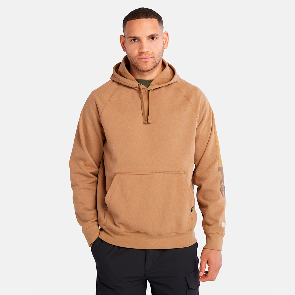 TB1A1HVYD021 MENS TIMBERLAND HONCHO SPORT HOODIE - DARK WHEAT