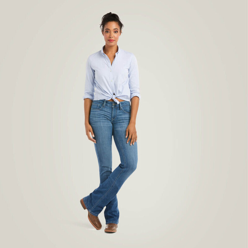 10036812 WOMENS MID RISE PATRICIA BOOT CUT JEAN