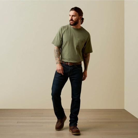 10034627 Rebar M7 Slim DuraStretch Basic Stackable Straight Leg Jean