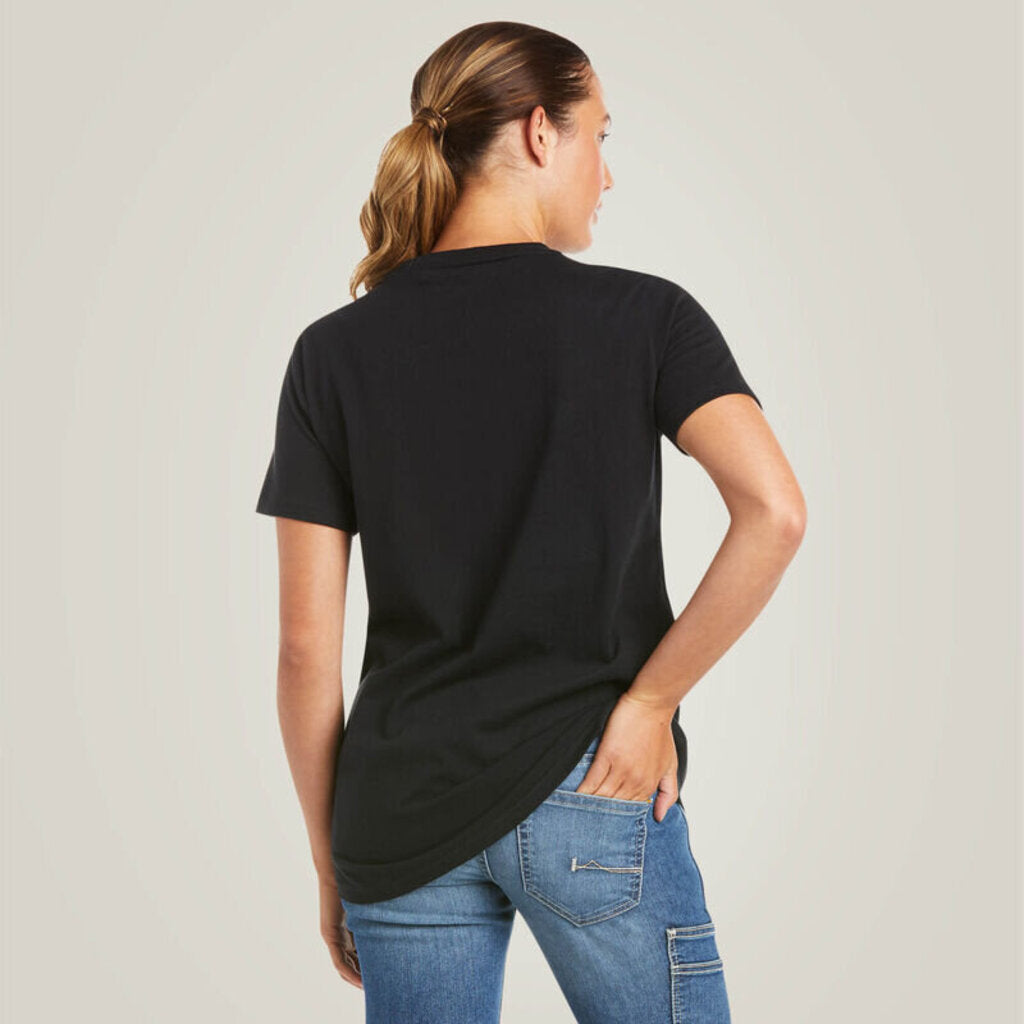 10035284 WMS RBR CTN STRONG LGO SS TSHRT NVY