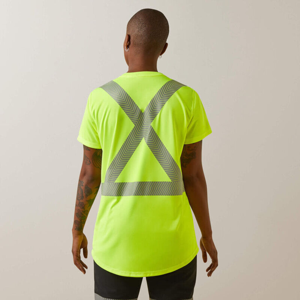 10043642 WMS REBAR HI-VIS ANSI SS T-SHRT HVS YLW