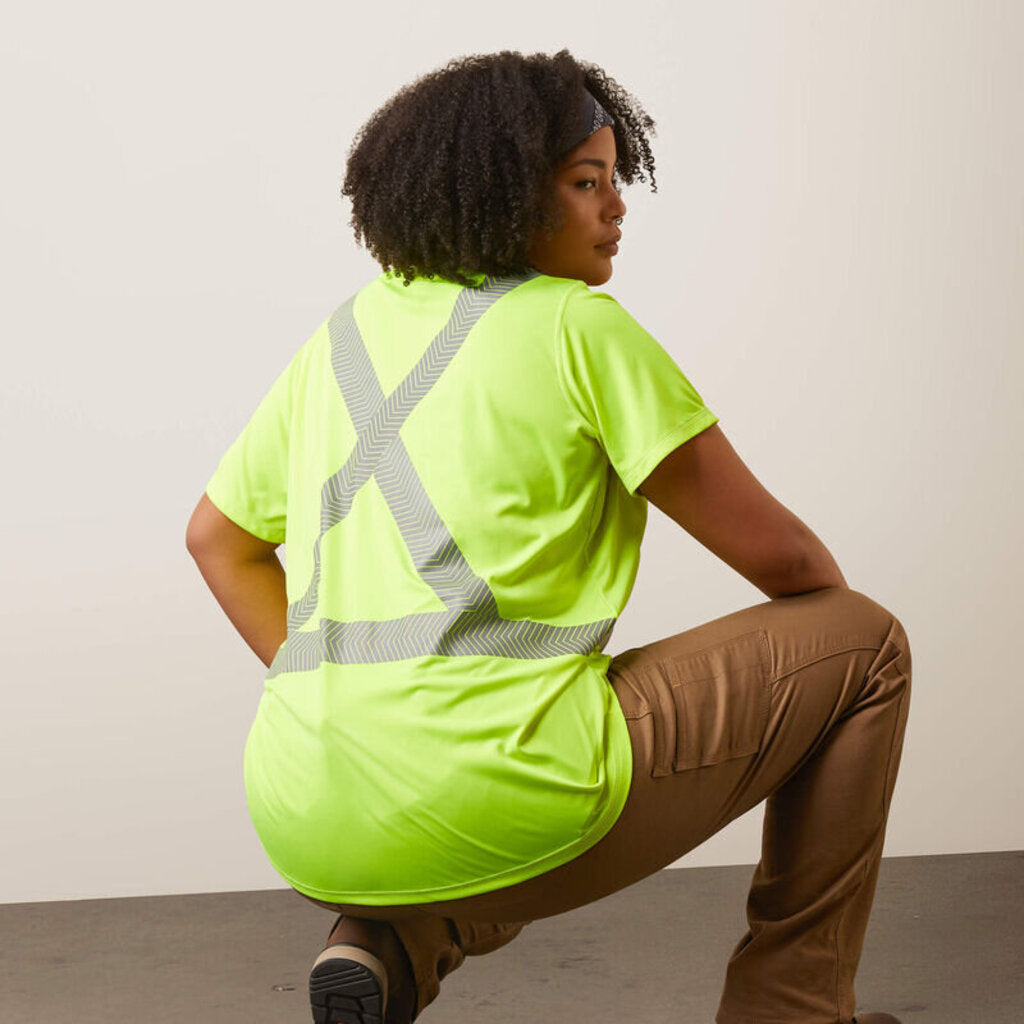 10043642 WMS REBAR HI-VIS ANSI SS T-SHRT HVS YLW