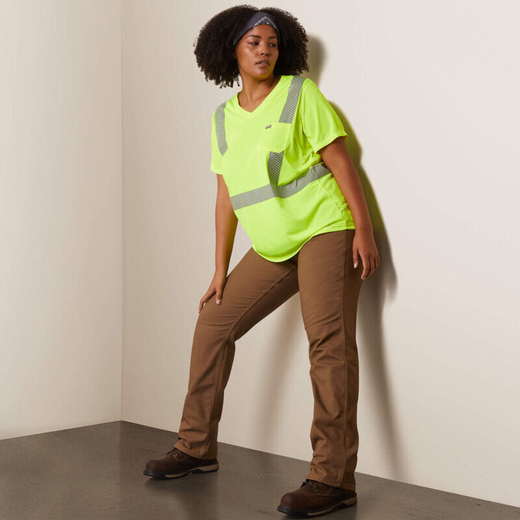 10043642 WMS REBAR HI-VIS ANSI SS T-SHRT HVS YLW