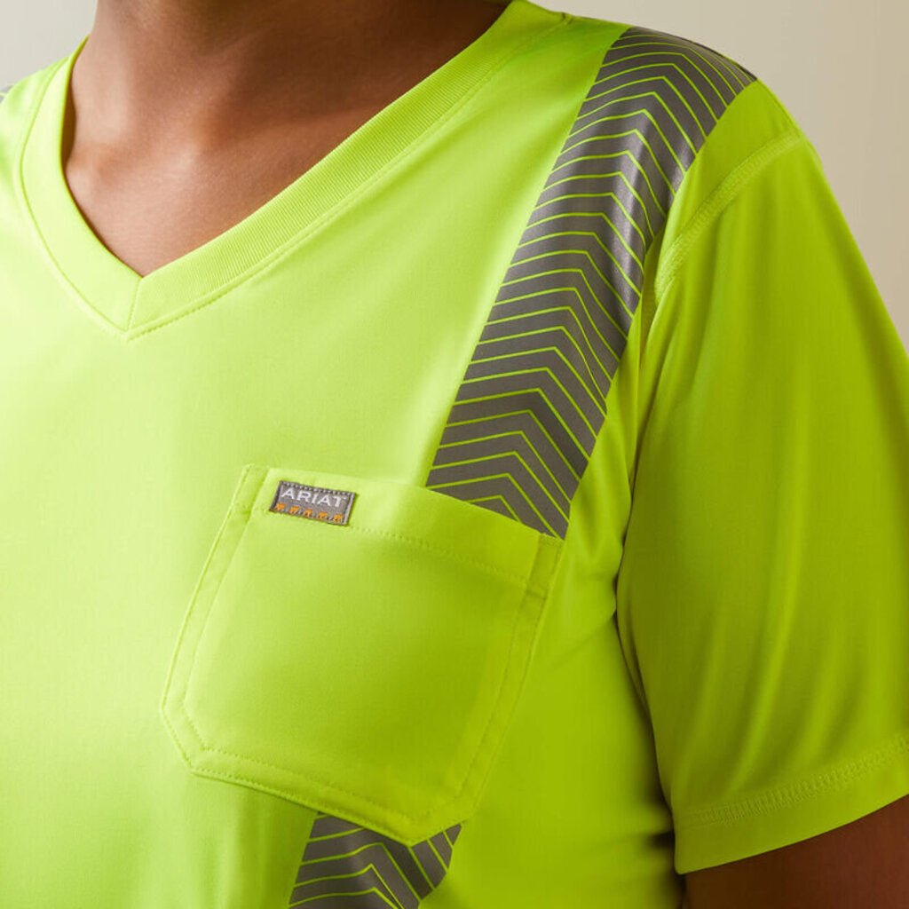 10043642 WMS REBAR HI-VIS ANSI SS T-SHRT HVS YLW